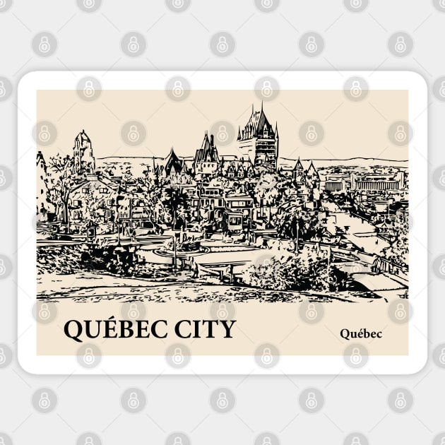 Québec City - Québec Sticker by Lakeric